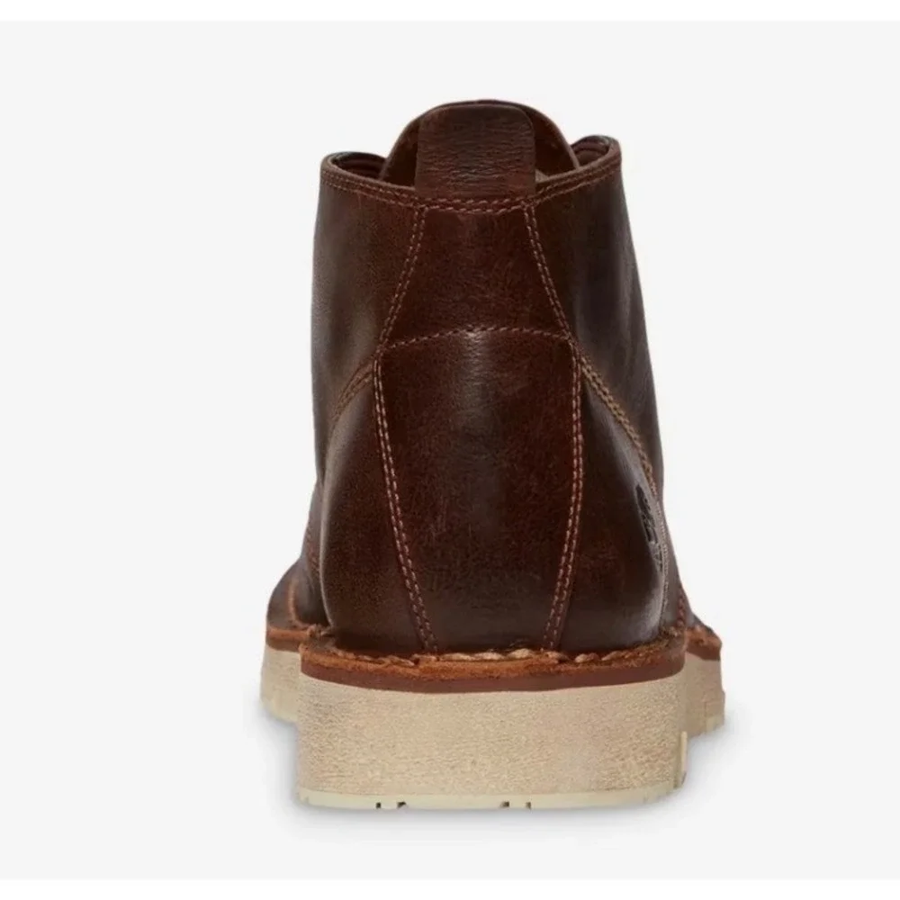 Timberland Westmore Mid Lace Chukka Boots Mens 9.5 Brown Leather TB0A1JTW245 NEW